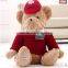Real policemen bear plush toys, Clothing bear doll
