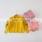 B40897A 2017 autumn1-5 year little girls button up embroidery cardigans