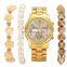 New Arrival Fashion Beautiful Fancy Ladies Gold Bracelet Watch