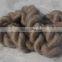 Dehaired and combed Mongolian Cashmere Tops Brown 16.5mic/44mm