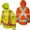 reflective safety clothing 100% Polyester hi vis waterproof reflective jacket