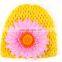 new born baby hat simulation sun flower child hat baby knitted hat elastic baby hat