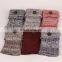 Pacthwork Color Button Knitting Leg Warmers BootToppers Cuffs