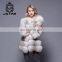 Top sale good quality latest designs for fox fur coat winter jacket women