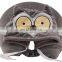 New style custom u shape travel neck pillow with hat fashion soft plush stuffed animal u pillow