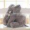 Elephant baby plush toys wholesale 60cm elephant plush pillow soft plush toys