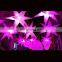 long horns Colorful dmx inflatable star for stage decoration