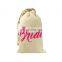 bridal shower bachelorette party favor bag 6pcs team bride cotton drawstring bag