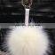 popular selling lovely pom pom key chain large fur bag charms