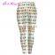 oem and odm summer women custom logo brushed ladies printed tights