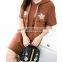 plain custom hooides women emboriderd hoody dress plus size clothes