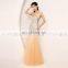 Sequins Sparkle Impeccably Styled In Luxurious Fabrics Sexy Champagne Strapless Tulle Zipper Prom Dresses AJ017