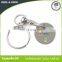 custom design trolley coin holder keychain