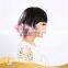 cheap colorable 125g low temperature synthetic wig for ladies