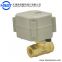 1/2 inch Electric Actuator brass Ball Valve with feedback signal