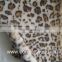 Custom Leopard Printing Fur/ animal print faux fur fabric
