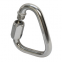 Heavy duty Multipurpose Stainless Steel Snap Hook Quick Connection Link Ring Carabiner With Screw Lock