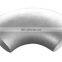 Chinese factory AISI ASTM 45 90 degree stainless steel elbow 316 321 304