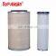 6128817042 Truck Air Filter With PU Cover And Metal Mesh