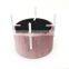 Customized Modern And Fashion Home Furniture New Design Pink Velvet Unfoldable Footstool With White Metal Frame Legs