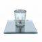 Round rectangle hexagon mirrors candle plate cheap mirrors candle holders for party