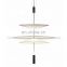 Fashion Modern LED Simple Natural Clear Acrylic White Pendent Light