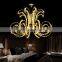 Newly Luxury Unique Design Octopus Shape Led Modern Ceiling Lamp Crystal Chandelier Lighting