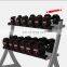 Hot Sale Commercial 2 Layer Crossfit Fitness Dumbbell Rack