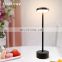 Hotel Bed side cordless rechargeable table lamp for restaurant