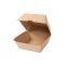 Standard Kraft Clamshell Street Food sustainably sourced kraft paper board Burger/Pie Boxes