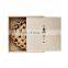 11.5 X 11.5 X 4 inches unfinished wooden boxes wholesale bakery pie gift box