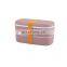 600Ml Healthy Material Lunch Box 2 Layer Wheat Straw Bento Boxes Microwave Dinnerware Food Storage Small Plastic Lunchbox