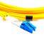 duplex fiber patch cord lc/pc-lc/pc duplex patch cord cordon de raccordement fiber optiqye