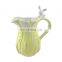 custom logo Rabbit decorative ceramic water pitcher jug pot