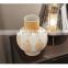 High-end Living Room Modern Luxury Orange Porcelain Irregular Shape Decorative Ceramic Vase Set For Home Decor
