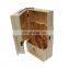 Unique design handmade wooden wine packing box wooden box for wine