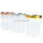 9oz 10oz 12oz 14oz Gold Silver Rim Plastic Cups Fancy Silverware Disposable Wedding Party cup