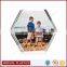 glass clear photo frame block Hexagon diy acrylic photo block