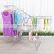 Standing X-shape drying rack clothes bathroom stainless steel clothes hanging drying rack