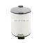New  Dust Bin Embossed Body Stainless Steel Dustbin with Round Pedal 3L Kitchen Bathroom Garbage Bin