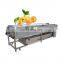 Industrial cyclic hydrodynamic high pressure fruits washers automatic brush roller root vegetable washing machine