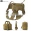 Waterproof quality  tactical molle vest for dog military vest for police dog supplier