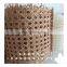 Natural Dark color High quality  rattan 1/2 open hexagon cane webbing roll for making chair and furniture Serena +84989638256