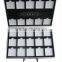 aluminum frame floating display case/stone sample case