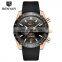 BENYAR 5140 Men Quartz Watches Silicone Band Wristwatch luxury watches men top brand