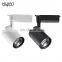 HUAYI Wholesale Adjustable COB 12watt 24watt 35watt Indoor Modern Commercial LED Track Light