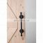 Gate Cabinet Shed Door Pipe Barn Door Handle Black Rustic Industrial Style Handle Bar Pull