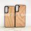 Wood phone Case For Samsung Galaxy S21 Ultra S21 Plus Mobile Phone Wooden Bamboo Cover Anti-slip Shockproof