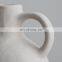 Hot Sales INS Style Nordic Minimalist Pure Handmade Plain Embryo Art White Table Wedding Vase Flowers Ceramic Vase