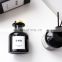Free customize Air Fragrance Freshening Luxury Home Decor New Perfume Fragrance oil Stick Black Glass Reed Diffuser